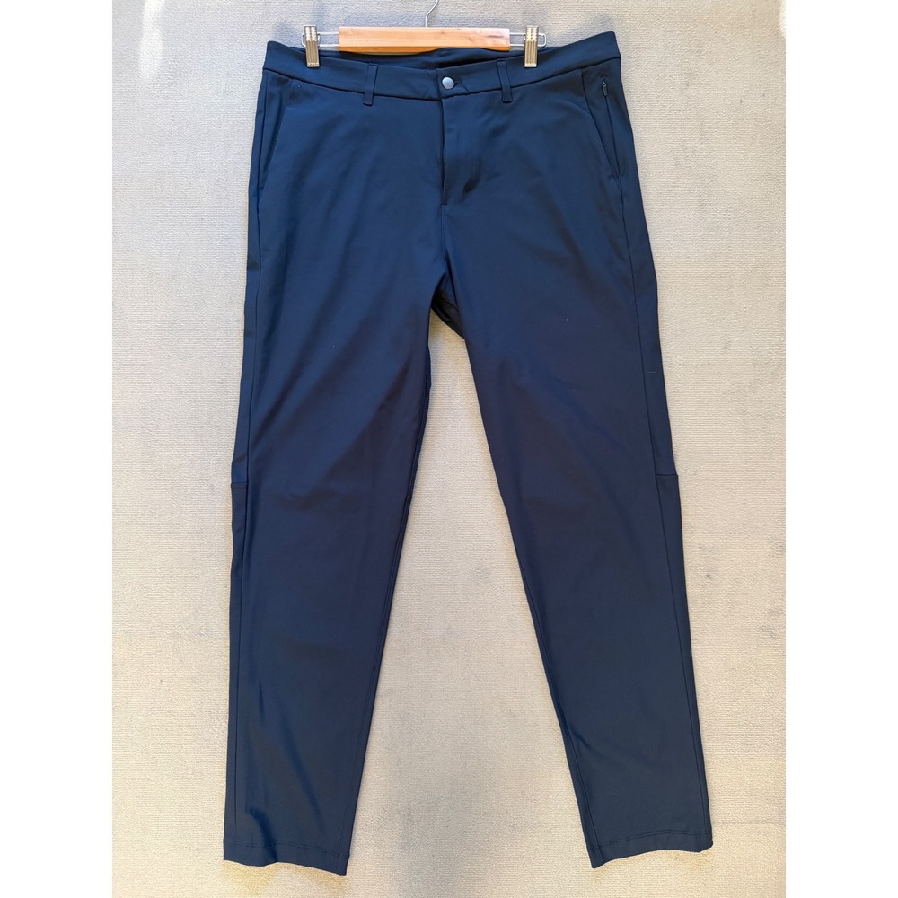 Lululemon Commission Pant Classic Blue Mens Size 36 Performance Preppy Golf‎